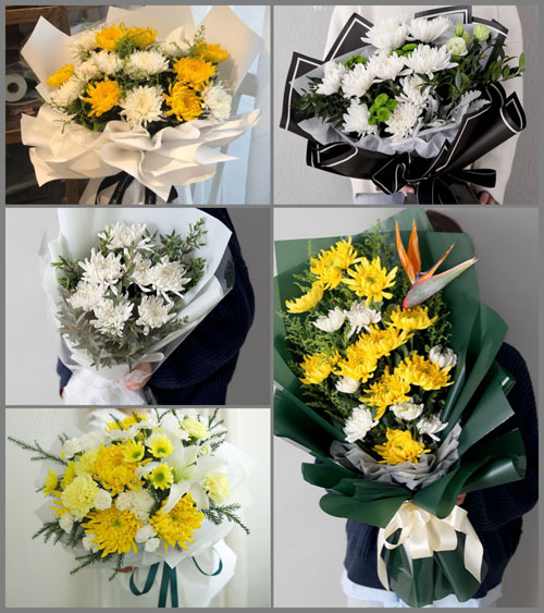 广西钦州浦北区官垌镇白事花束代送